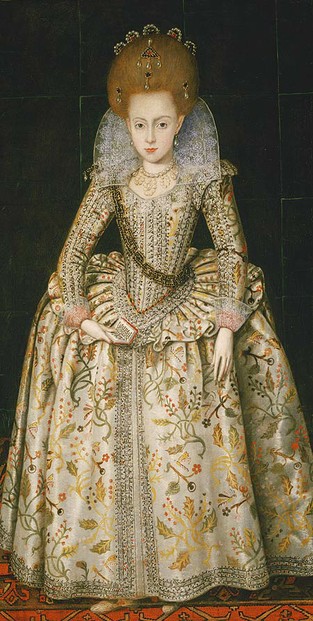 Image:  Princess Elizabeth Stuart in 1606 aged ten