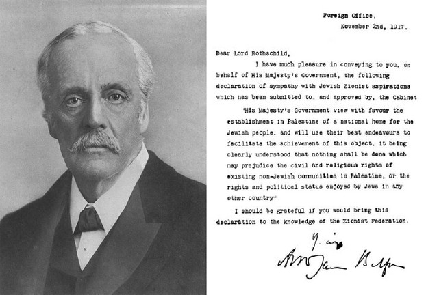 Image: The Balfour Declaration