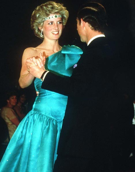 Princess Di in 1985.