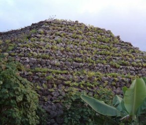 The first pyramid in Camino de la Suerte