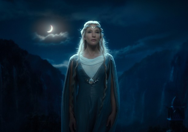 Image:  Cate Blanchett as the Goddess-like Galadriel.