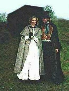 Joely Richardson with the Bard of Ely