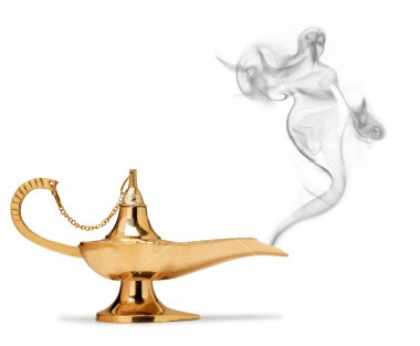 Genie Lamp Apperition
