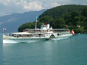 Steamboat on Lake Thun