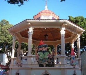 Bandstand in the Los Silos square