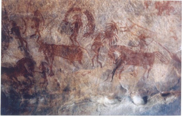 Indian cave painting