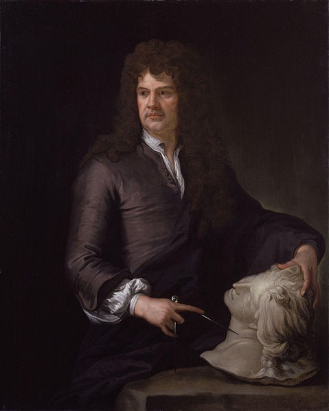Portrait of Grinling Gibbons by Sir Godfrey Kneller