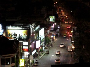 Tapae Gate area, Chiang Mai, at Night