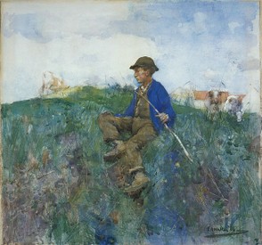 A Herd Boy - Edward Arthur Walton