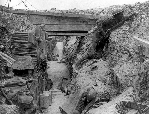 British Soldier in a Trench, 1916