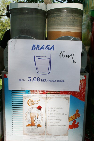 Braga, a Cloudy Yummy Drink