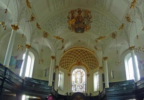 Ceiling inside the Church of St. Clement Danes