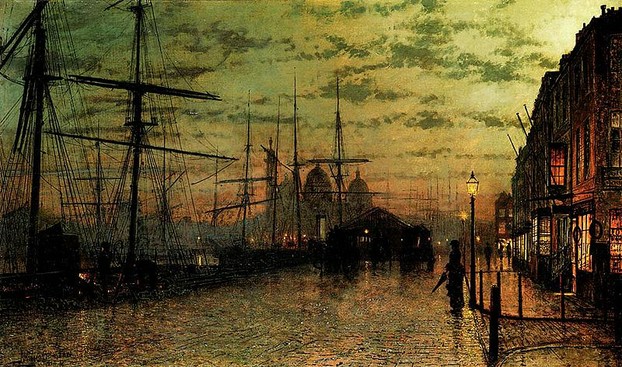 Humber Docks by Atkinson Grimshaw