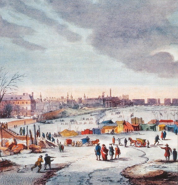 Frost Fair on the River Thames by Thomas Wyke