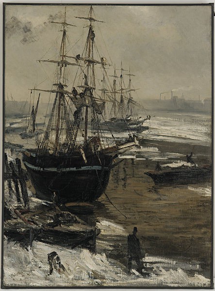 The Thames in Ice, James McNeal Whistler