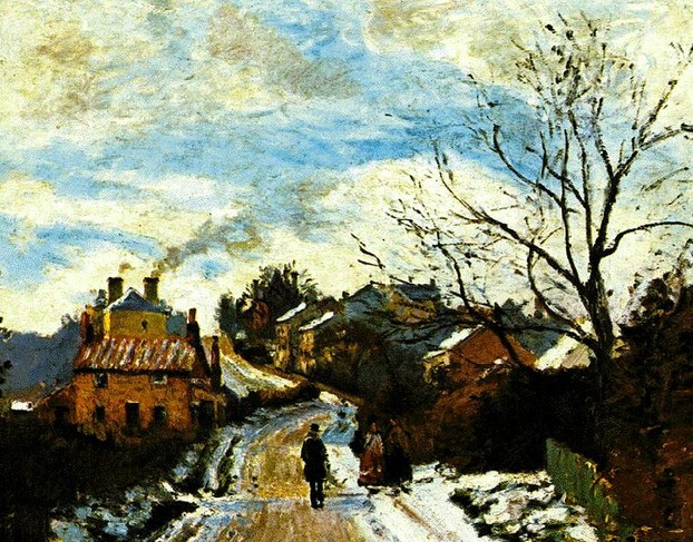 Upper Norwood in the Snow - Camille Pissarro