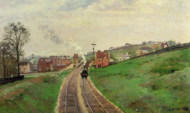 Lordship Lane Railway Station - Camille Pissarro