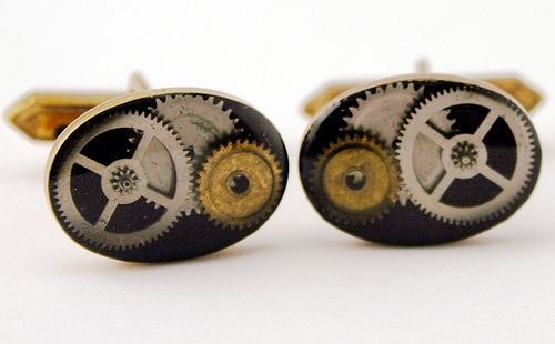 Steampunk Jewelry Cufflinks