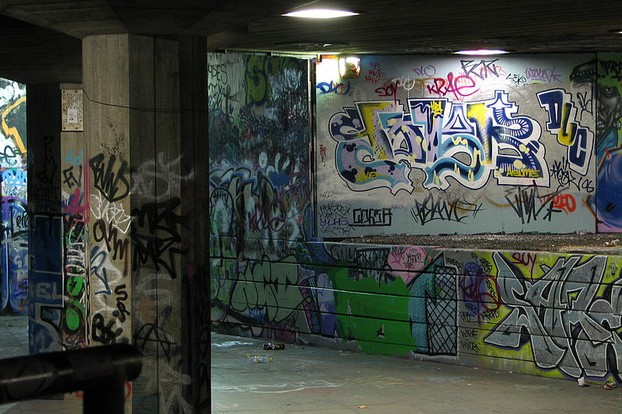 Graffiti, Skate Park, South Bank