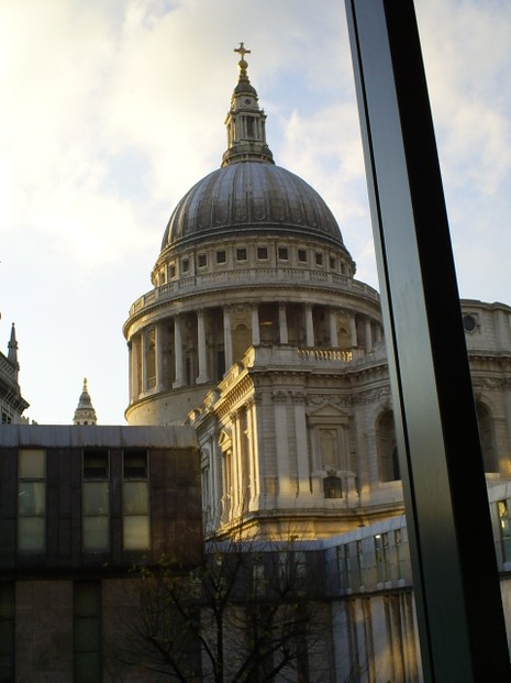 View of the St Paul's Cathedral from Barbecoa