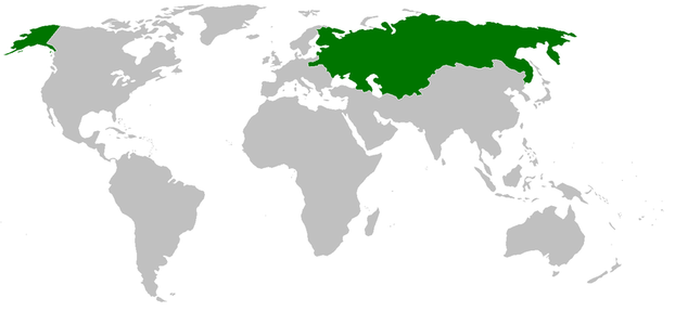 Map of the Russian Empire 1800-1900