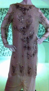 Fully Beaded Dress from Fables of the Sea Collection 1984