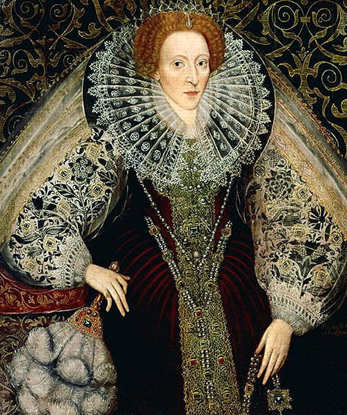 Elizabeth I with Feather Fan