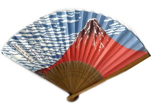 Modern Souvenir Fan of Mount Fuji