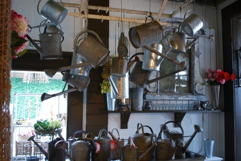 A person can never have too many watering cans