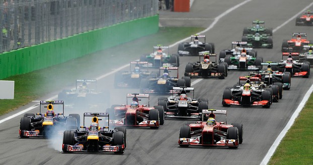 Red Bull and Ferrari battle it out at Monza