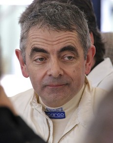 Rowan Atkinson at Goodwood 2013