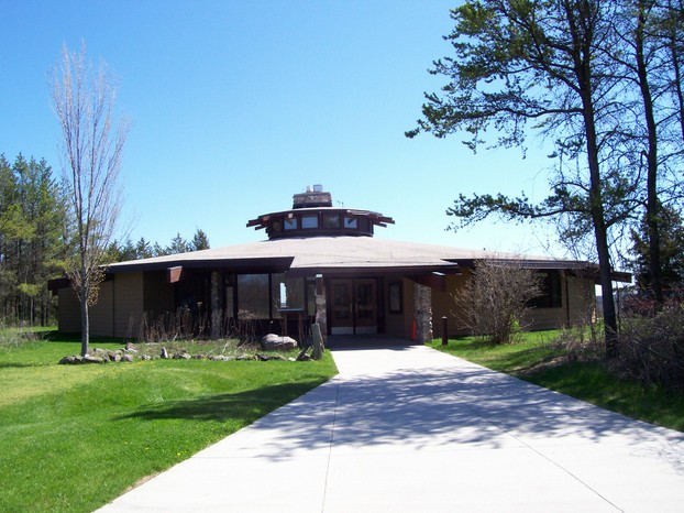 Henry S Reuss Ice Age Visitor Center near Dundee: headquarters of northern unit of Kettle Moraine State Forest