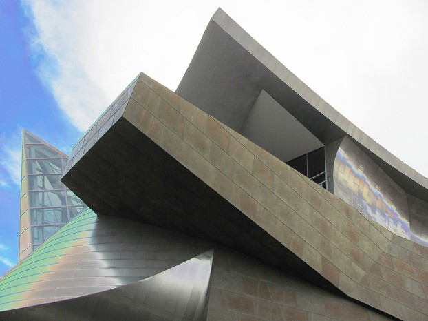 Every angle gives a different perspective of the Taubman Museum of Art.