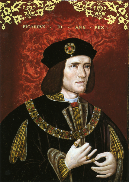 Richard III as a Tudor painter portrayed him in the late 16th century