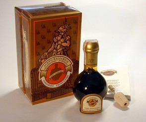 traditional balsamic vinegar of Modena aged at least 25 years
