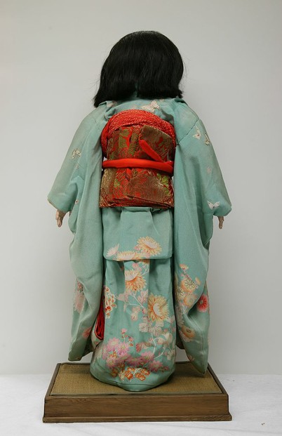 back view of Miss Shimane, Children's Museum of Indianapolis
