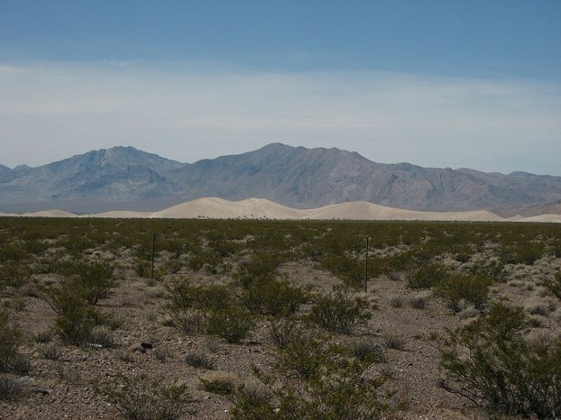 Bare Mountain and Big Dune, Amargosa Valley, Nevada