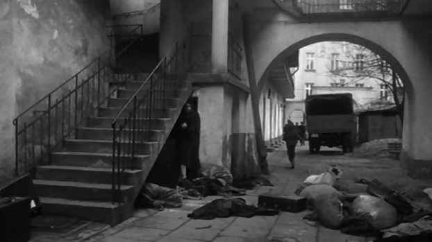 Image: Mrs Dresner Stairs Scene from 'Schindler's List'