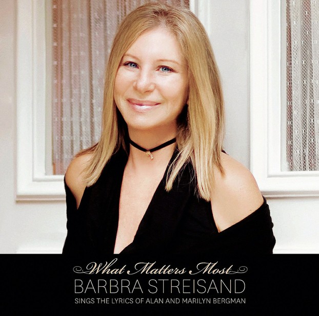 CD cover image, cropped photo of Barbra at front door of Main House on her Malibu property; My Passion for Design (2010), p. 249
