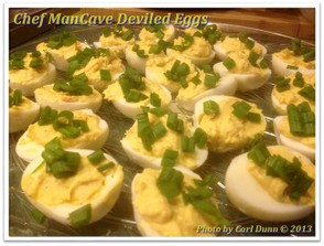 Paula Deen Deviled Eggs by Chef ManCave