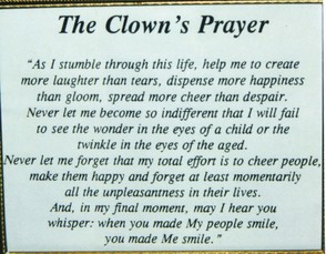 'The Clowns Prayer' in Holy Trinity Church, Dalston