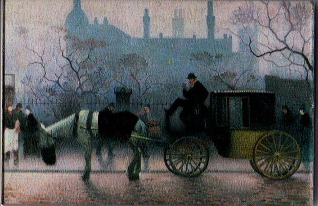 Old Cab at All Saints, Manchester, Adolphe Valette