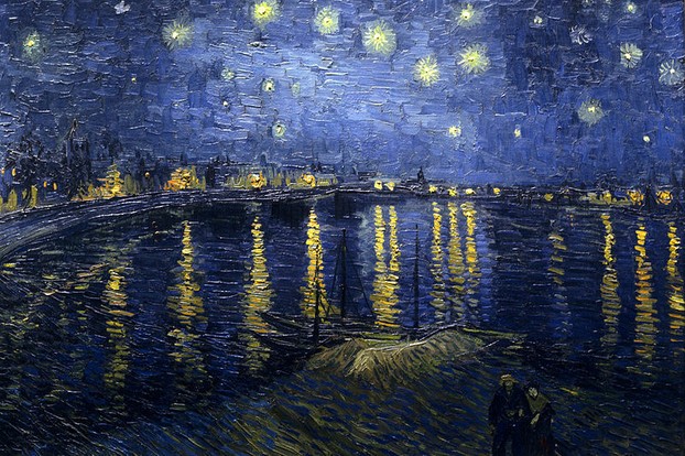 Van Gogh, Starry Night over the Rhone (1888)