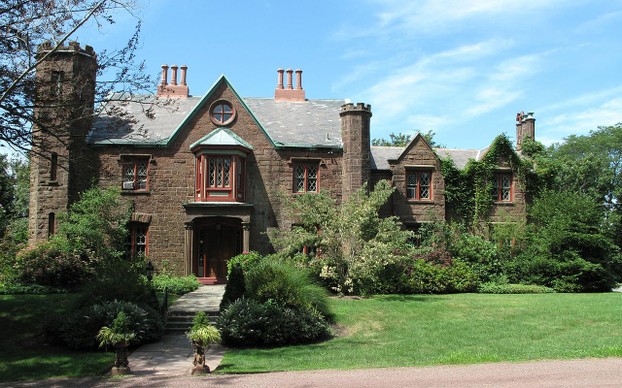 Malbone Castle, Newport, Rhode Island: hints of the wealthy upbringing of Dr. Hunter's wife
