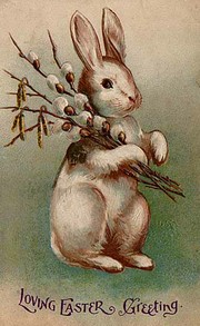 The Image Of An Easter Bunny Postcard From 1907