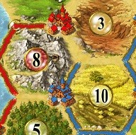 Cities in Settlers of Catan