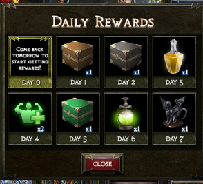 DOTD Daily Rewards