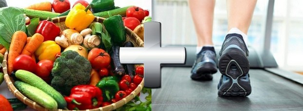 Healthy diet and exercise to lower cholesterol