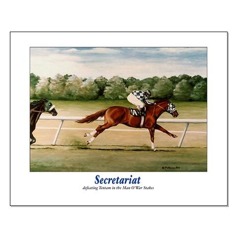 Secretariat poster by Terry McNamee