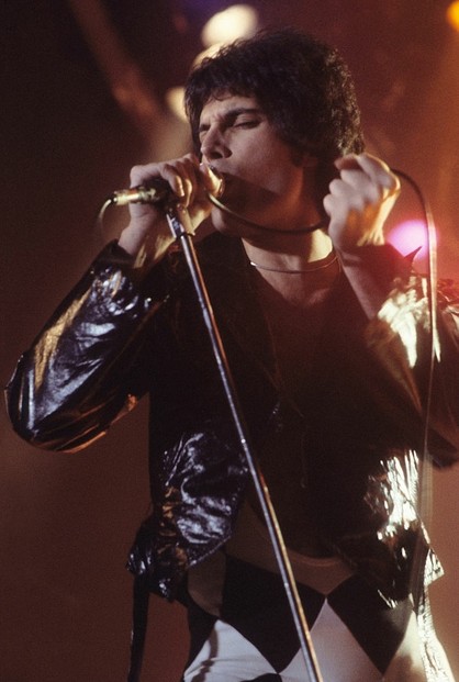 Freddie Mercury in New Haven, CT, at a WPLR (99.1 FM) Show, November 1978